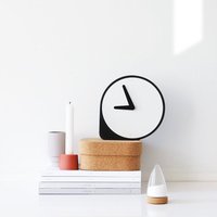 Clork Clock - Puik Design Amsterdam Uhr Kork Natürlich Stahl Zeit Einzigartig Urhzeigers Einfach Inspiration Elegant von PuikDesign