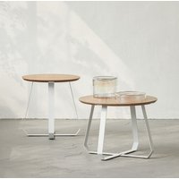 Shunan Sidetable - Puik Design Beistelltisch Tisch Möbel Interieur Holz Eschen Stahl Pulverbeschichtung Kaffee von PuikDesign