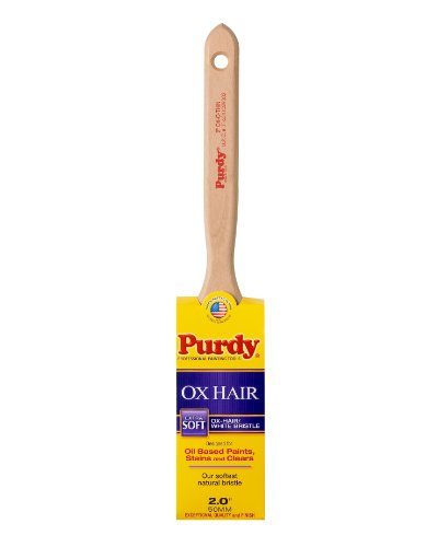 Purdy 144300030 ox-o-thin ox-hair/weiß China Bristle Malerpinsel Flach, 3 Zoll, 144300020 von Purdy