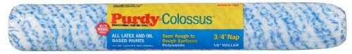 Purdy 140630184 Colossus Farbwalze aus gewebtem Polyamid, hohe Kapazität, 1,9 cm, 45,7 cm, 3/4 inch Nap von Purdy