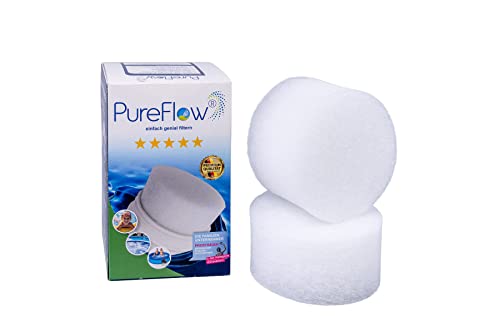 PureFlow Filterkartusche Cartridge Ø10 (2 Filter), passt für Kartuschenfilter, Easy-Quickpools, Intex und Bestway Gr. I Typ 58092, Filterballs UVM. von PureFlow