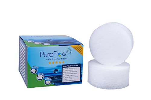 PureFlow Filterkartusche Cartridge Ø14 (2 Filter) für Gehäuse bis Ø13cm, ideal für Filterkartuschen und Whirlpools, Filterballs u.v.m von PureFlow