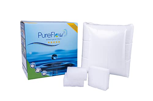 PureFlow Nature BIOFILTER, ersetzt bis zu 80kg Sand- BZW. Glasfiltermaterial, ideal für Teiche und Schwimmteiche, hohe Trennschärfe, Chemieeinsparung (1000g Filtermaterial) von PureFlow