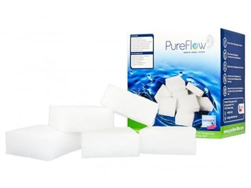 PureFlow Poolfilter, 320g ersetzen 32kg Sand- oder Glasfilter in Filteranlagen, ideal für Pool, Whirlpool, Framepool und Filterballs von PureFlow