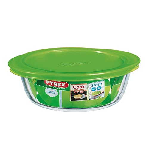 Pyrex Cook & Store Bowl Round with Lid 1 Liter von Pyrex