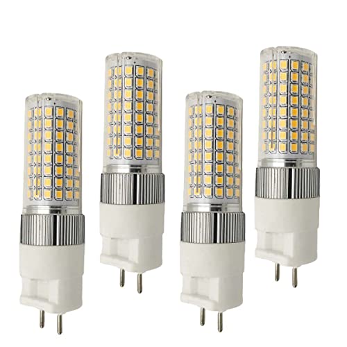 QLEE G12 LED-Leuchtmittel, 16 W, Mais Light G12, LED-Leuchtmittel, 3000 K, Warmweiß, Ersatz 35 W, Metall, Halogenlampe, 2 Pins, Garagenlicht, Büro, LED Birne Downlight von QLEE