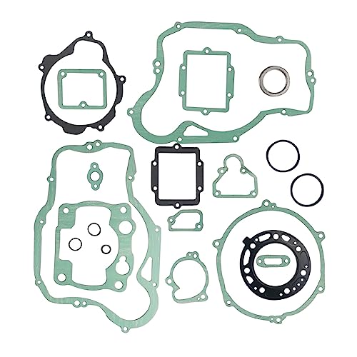 QOKLIYUI Kompletter Motordichtungssatz, abnehmbar, stoßfest, Dichtungen ersetzen, Motorradteil, Zubehör, Ersatz für KX 250 1988 1992 von QOKLIYUI