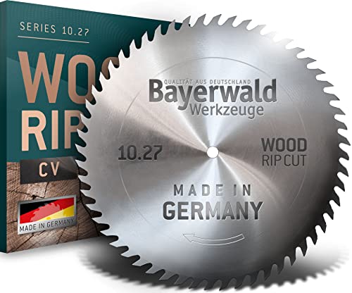 Bayerwald - CV Kreissägeblatt - Ø 300 mm x 1,6 mm x 30 mm | Wolfszahn (56 Zähne) | grobe, schnelle Zuschnitte - Brennholz & Holzwerkstoffe/Längs- & Querschnitt von QUALITÄT AUS DEUTSCHLAND Bayerwald Werkzeuge