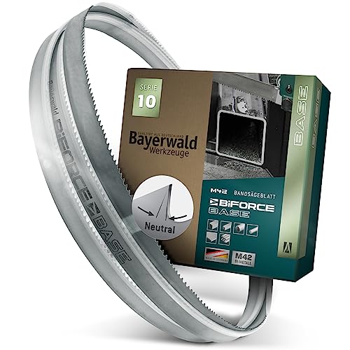 Bayerwald Sägeband für Metall - Bandsägeblatt 1735 x 13 x 0.9 x 10 14 ZpZ - M42 Metallbandsägeblatt Stahl + NE-Metalle - passend für BERG & SCHMID MBS 130/150 / TBS 150, GBS 150 Eco, PBS 150 ESC uvm. von QUALITÄT AUS DEUTSCHLAND Bayerwald Werkzeuge