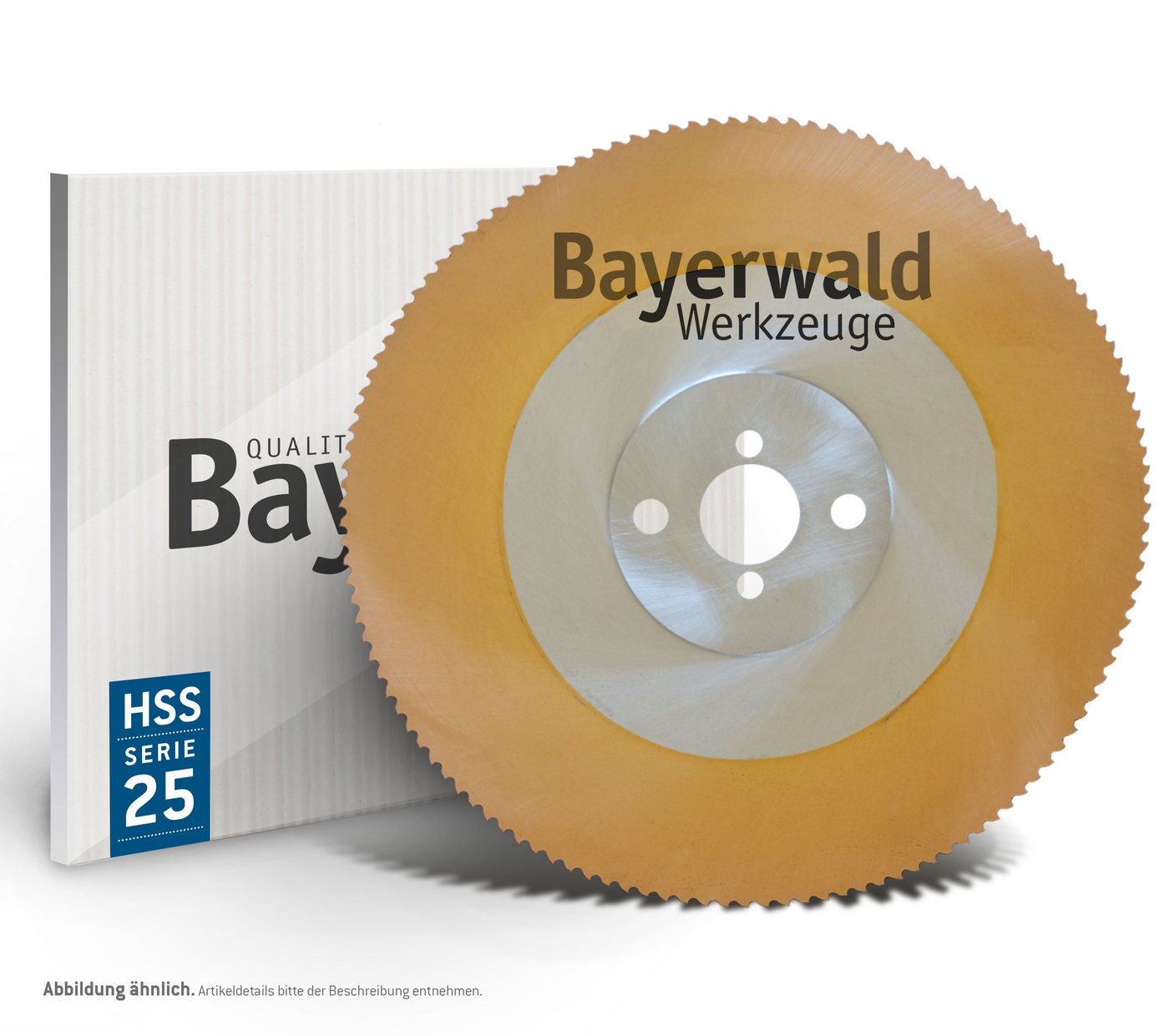 QUALITÄT AUS DEUTSCHLAND Bayerwald Werkzeuge Kreissägeblatt HSS PVD gold NE Kreissägeblatt - 370 x 3.0 x 40, 40 mm (Bohrung) BW (Zahnform) 4, 12, 64 von QUALITÄT AUS DEUTSCHLAND Bayerwald Werkzeuge