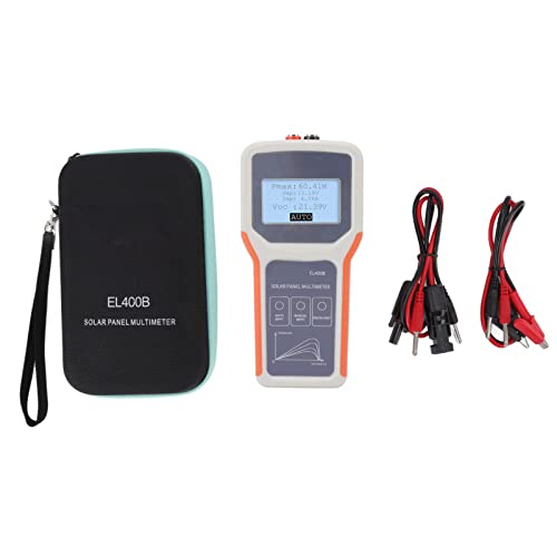 Qcwwy Multimeter, LCD-Solar-Photovoltaik-Panel-Multimeter der Zweiten Generation, Upgrade-Serie, Solarpanel-MPPT-Tester, ABS-Material, Starkes, Stabiles Digital-Multimeter von Qcwwy