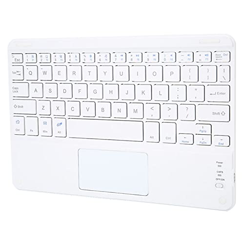 Qiilu Touc Ad-Tastatur, Tragbare Tastatur mit Touc Ad 9-Zoll-Scherenfüßen-Design, Ultraschlanke Tastatur für/iOS/. Tastatur Touc Ad, 9-Zoll-Scherenfüße von Qiilu
