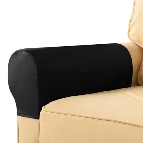 Qinyh Set mit 2 Armlehnenbezügen, Stretch-Armlehnenbezug für Couch, universeller elastischer Stretch Sessel Schonbezug, Schutztuch für Home Office Recliner Couch Loveseat von Qinyh