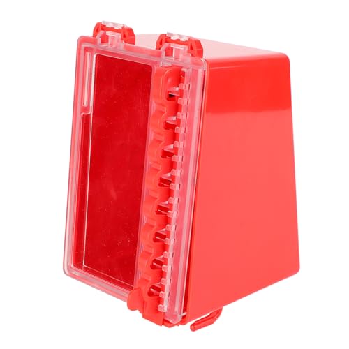 Qqmora Schlosskombinationsbox, Staubdichte Abdeckung, Multifunktionale 8-stellige Schließbox, Transparente ABS-Kunststoffplatte für Industriefabriken von Qqmora