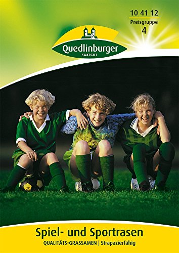 Rasensamen - Spiel- und Sportrasen Qualitätsgrassamen (45 g) von Quedlinburger von Quedlinburger