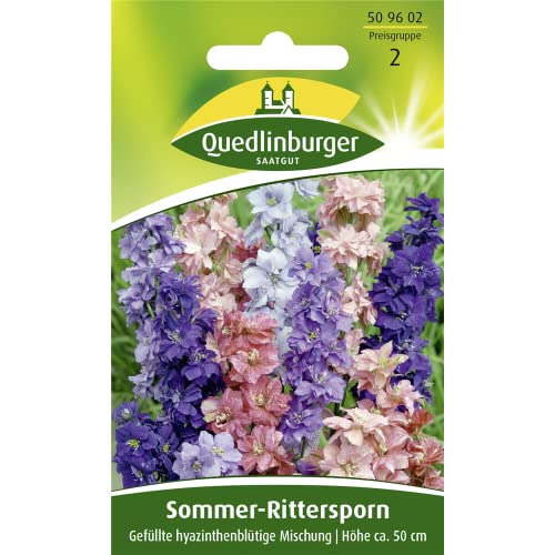 Sommer-Rittersporn, Gefüllte hyazinthenblühende Mischung von Quedlinburger