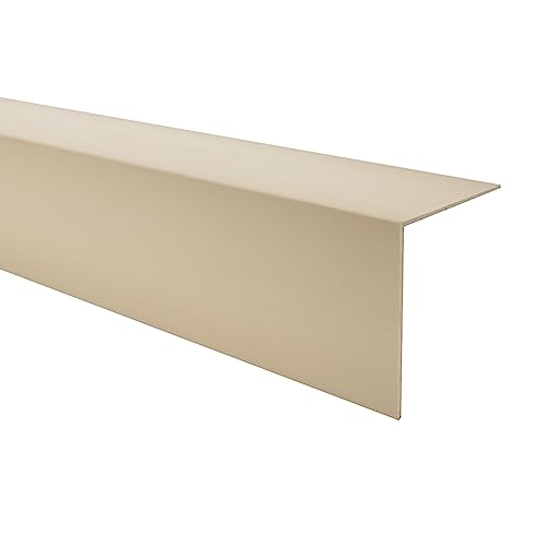 Quest PVC Winkelprofil - Selbstklebend, Kantenschutz, Eckenschutz - 40 x 40mm, 150cm, beige - Robust & Langlebig von Quest