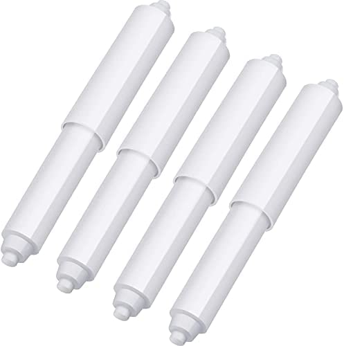 4 Pack Toilet Paper Holder Rolle Weißer Ersatz Kunststoff Feder geladen von Quesuc