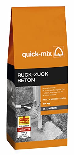 Quick Mix Ruck Zuck-Beton 10 kg von Quick-Mix