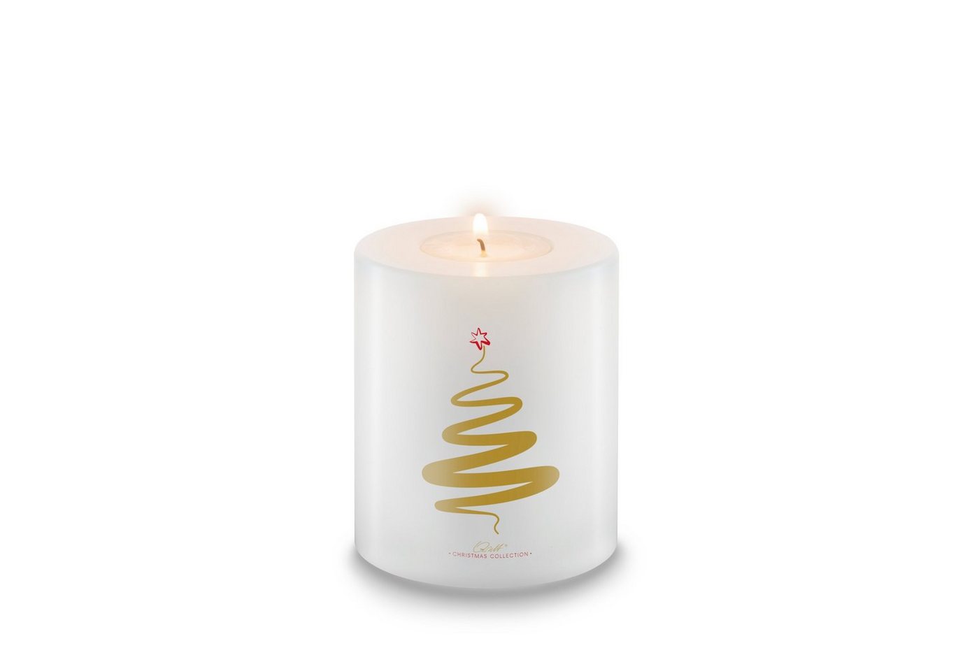 Qult Teelichthalter FARLUCE Trend 8 / 9 Christmas tree" gold" von Qult