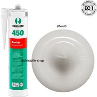 Ramsauer ® - Ramsauer 450 Sanitär 1K Silikon Dichtstoff 310ml Kartusche altweiß von RAMSAUER®