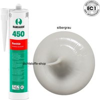 Ramsauer ® - Ramsauer 450 Sanitär 1K Silikon Dichtstoff 310ml Kartusche silbergrau von RAMSAUER®