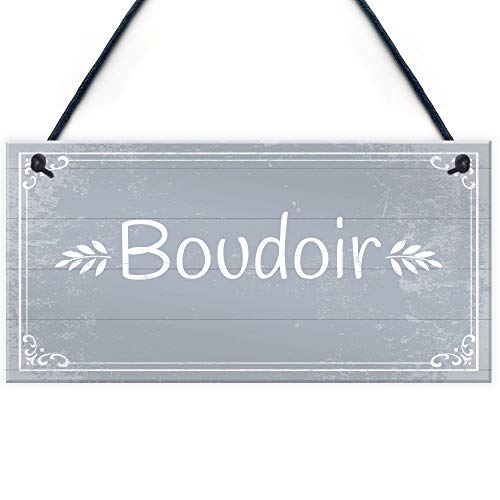 RED OCEAN Boudoir Hängeschild für Zuhause, Dekoration, Schlafzimmer, Geschenk, Dekoration von RED OCEAN