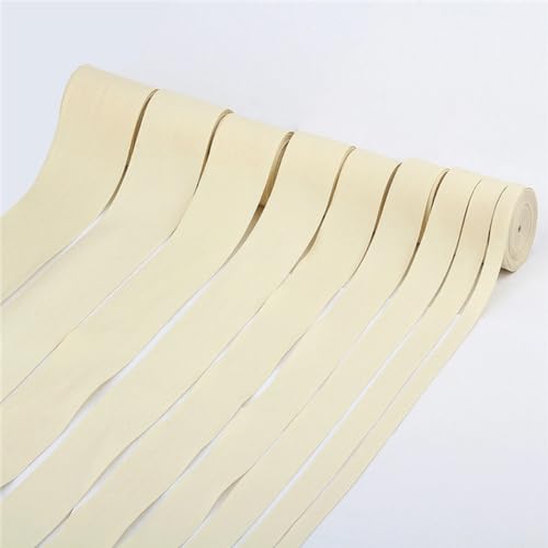 3/10/15/20/25/40/50 mm 5 Yards Baumwollband handgefertigt für W Weihnachtsdekoration DIY Nähen Stoff-Creme-10 mm x 5 Yards von REDAEL