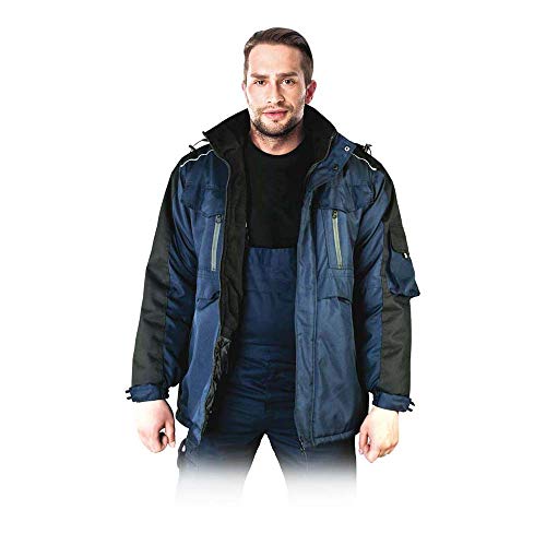 Reis WIN-Bluberxl gefütterte Schutzjacke, Dunkelblau-Schwarz, XL Größe von REIS