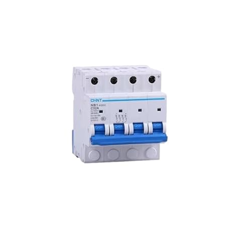NB1-63DC 4P DC Schalter Solar Mini Leistungsschalter Überlastschutz Schalter 10A/16A/20A/25A/32A/40A/50A/63A DC1000V MCB CE (Size : 16A) von RFXOGTYFZ