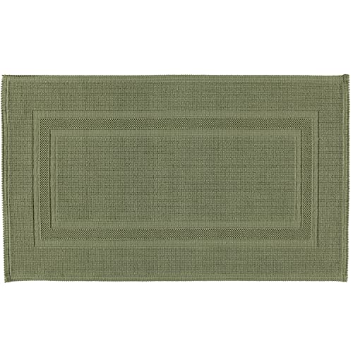 RHOMTUFT Badteppich Gala eckig 70 x 120 cm Farbe: Olive von Rhomtuft