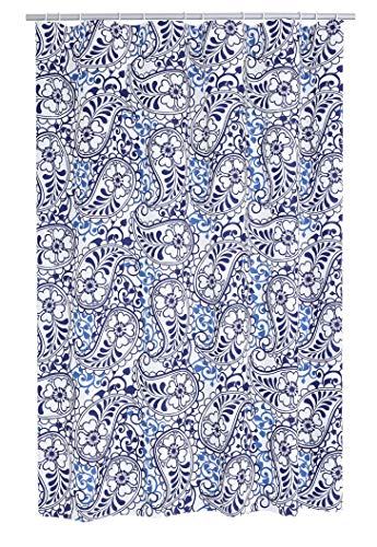 RIDDER Duschvorhang Folie ca. 180x200 cm, Oriental, inkl. Ringe | 100% Wasserdicht | Blumen von RIDDER