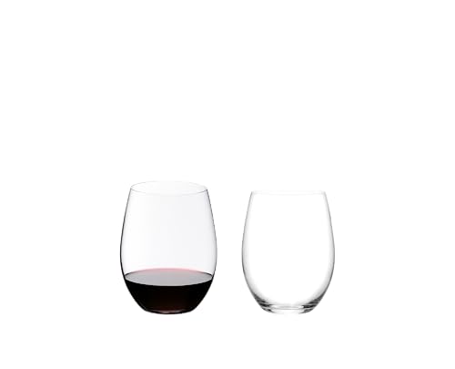 RIEDEL 0414/0 O Wine Tumbler Cabernet/Merlot, 2-teiliges Rotweinglas Set, Kristallglas von RIEDEL