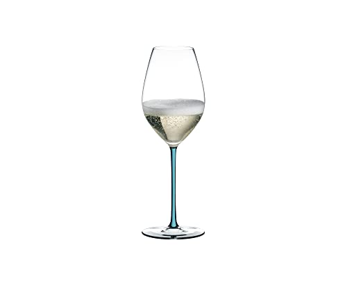 RIEDEL Fatto A Mano Champagner Weinglas - Türkis von RIEDEL