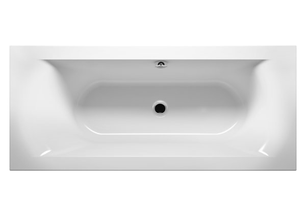 RIHO Lima Rechteck-Badewanne, Einbau, 2-Sitzer, weiß, B0, Ausführung: 150x70x45cm, Nutzinhalt: 80 Liter von RIHO