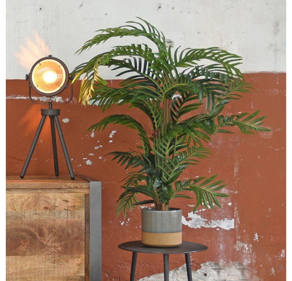 Kunstbaum Kunstpflanze Kyana in Grün aus Kunststoff 1100x900x600mm, RINGO-Living, Höhe 110 cm, Möbel von RINGO-Living