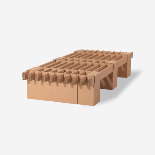 ROOM IN A BOX | Grid Bett (braun, Small) von ROOM IN A BOX