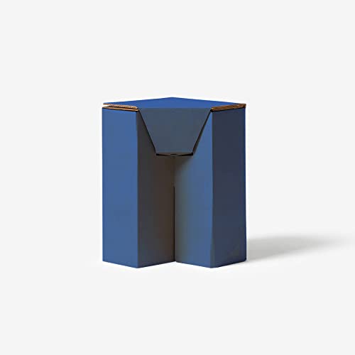 ROOM IN A BOX | Hocker | Nachttisch | Beistelltisch - nachhaltig, minimalistisch, Made in Germany (Blau) von ROOM IN A BOX