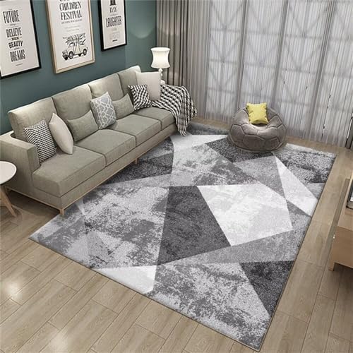 The Carpet Relax Dekoration Aesthetic Wohnzimmerteppich unregelmäßiges geometrisches Muster rechteckig lässige Dekoration Antifouling 130X190cm Betttruhe Schlafzimmer von ROSURUG