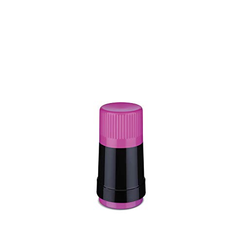 ROTPUNKT Isolierflasche 40 MAX 0,25 l | Zweifunktions-Drehverschluss | BPA Frei - gesundes Trinken | Made in Germany | Warm + Kalthaltung | Glaseinsatz | black/electric bottlepop von ROTPUNKT
