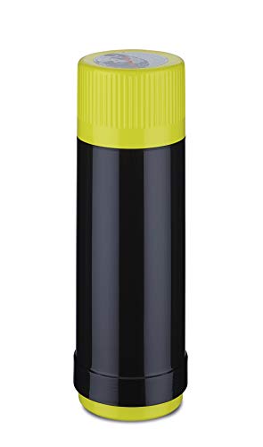 ROTPUNKT Isolierflasche 40 MAX Electric Edition 0,75 l | BPA-frei - gesundes trinken | Made in Germany | Warm + Kalthaltung | black/electric summer squash von ROTPUNKT
