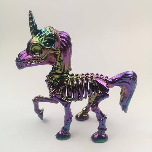 Hübsches Halloween-Einhorn-Skelett; Entzückende Pferde-Knochen-Party-Dekor; Ideale Tier-Ornamente für Hallo wmas von RUDFUZ