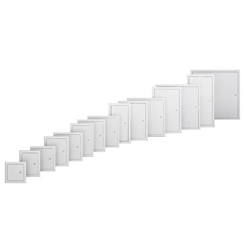 RUG SEMIN Revisionstür Softline | 150 x 150 mm | weiß grundiert | für Decken- und Wandmontage von RUG SEMIN
