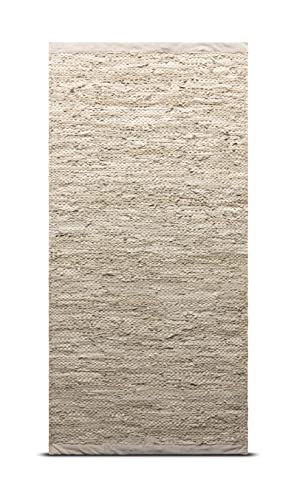 RUG SOLID, Leather Rug, Beige, 200 x 300 cm von RUG SOLID