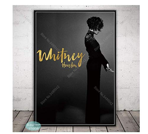 RUIYANMQ Leinwand Bild Whitney Houston Poster Musik Star Poster Und Drucke Wandkunst Für Wohnzimmer Wohnkultur Mw30Yx 40X60Cm Rahmenlos von RUIYANMQ