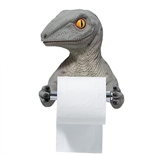 RUSTOO Toilettenpapierhalter, Toilettenpapierhalter, Toilettenpapierhalter Wandmontierter Dinosaurier-Design-Rollenpapierhalter für Toilette Badezimmer für Toilette an jedem Ort von Mify