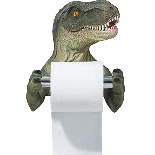 RUSTOO Toilettenpapierhalter, Toilettenpapierhalter, Toilettenpapierhalter Wandmontierter Dinosaurier-Design-Rollenpapierhalter für Toilette Badezimmer für Toilette an jedem Ort von Mify