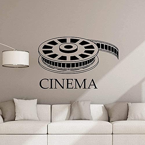 Film Wandtattoo Film Film Heimkino Zeichen Wandaufkleber Filmstreifen Video Dekoration Geschenk 28X43Cm von RZYLYHH