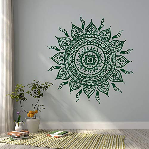 Mandala Wandtattoo-Yoga Studio Böhmen Böhmen Böhmen Schlafzimmer Mandala Wandkunst-Mandala Wandtattoo 57X58Cm von RZYLYHH