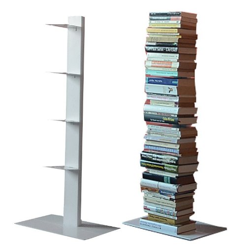 Radius Bücherregal Booksbaum 2 Weiss einreihig stehend klein - 734 b von Radius Design